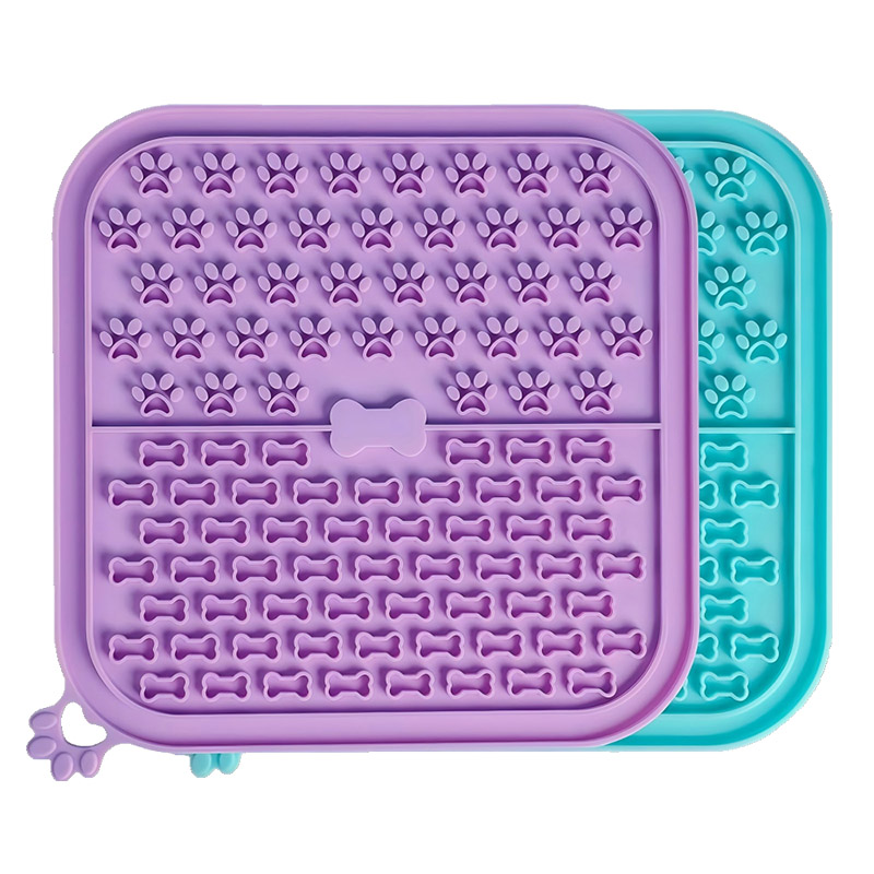 Mat à lécher en silicone